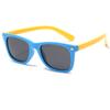2024 nueva moda vintage gafas de sol para niños con protección UV bebé cómodas silicona lindas gafas de sol esenciales