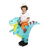 Disfraz inflable de dinosaurio personalizable traje de tiburón alienígena Halloween disfraz divertido para actuación decoración de fiesta