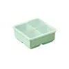 Molde de silicona para cubitos de hielo, bandeja de hielo blanda, máquina para hacer cubitos de hielo grandes, caja de almacenamiento de gran capacidad, herramienta mágica de grado alimenticio