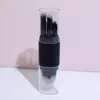 Set de Pinceles de Maquillaje Seis en Uno, Pincel para Base, Pincel para Rubor, Pincel para Sombra de Ojos, Pincel de Maquillaje Multifuncional Retráctil y Portátil con Cubierta