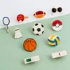 Broches Populares de Series Deportivas de Dibujos Animados de Amazon, Broches de Bádminton y Fútbol, Pines Personalizados para Accesorios de Ropa