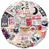 50 Hojas de Pegatinas de Película de Estrellas para Diario DIY, Teléfono, Cuaderno, Decoración de Maletas