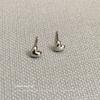 Dormir sin recoger Pendientes de Amor pendientes diseño nicho gama alta viento frío pendientes de mujer agujas de plata 925
