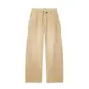 Moda Feminina Nova Primavera 2026 Jeans Simples Versátil e Elegante Cintura Média Doce Cintura Dobrada