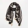 Lenço de cashmere quente outono e inverno para sair, simples, moda feminina, xale versátil, cachecol quente