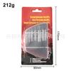 5 peças extrator de parafuso quebrado 6 peças dentes grossos dentes finos parafuso de cabeça quebrada remover 8 peças extrator de torneira ferramenta em caixa