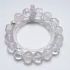 [Verano Temprano Verde Jade] Pulsera de Cristal Natural de Aguamarina para Mujer, Regalo Versátil, Pulsera de Hielo Naranja Rosa al por Mayor