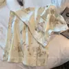 Nueva Falda de Acetato Estampada en Oro Estilo Nacional Chino para Mujer, Nuevo Modelo Primavera y Otoño 2026, Falda Bodycon Elegante de Alta Gama