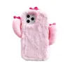 Funda Peluche Cactus Dibujos Animados Hecha a Mano Anticaída Moderna Adecuada para Apple 17/17Pro