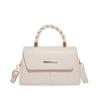 Bolsa de Ombro Simples de Emenda Nova 2025 para Mulheres, Estilo Popular Deste Ano, Bolsa Transversal Moderna, Bolsa Quadrada Pequena de Mão Fashion