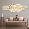 Cuadro decorativo de nueve peces de alta calidad para sala de estar, pintura de pared de paisaje de lujo, moderna y ligera, pintura para lámpara de pared, pintura atmosférica para sofá, fondo, pintura colgante de pared