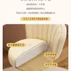 Silla de Maquillaje Estilo Crema Silla para el Hogar Respaldo Taburete de Tocador Habitación de Niñas Silla Giratoria Elevable Taburete de Manicura Rueda