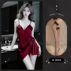 Lemon Story Camisón de una pieza sexy Puro Deseo Camisola Sexy para el hogar Camisola de coqueteo Nocturna para mujer