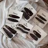 Grampo de Cabelo com Estampa de Leopardo Coreano, Presilha Lateral de Alto Padrão e Exquisite, Presilha para Franja com Combinação de Cores, Presilha para Cabelo da Testa, Acessório de Cabelo Grampo
