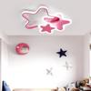 Lámpara estrella de cinco puntas de espectro completo lámpara para habitación de niña lámpara de techo para dormitorio de princesa lámpara estrella led creativa para habitación de niños
