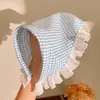 Lenço de Cabeça Renda Estilo Pastoral Infantil Faixa de Cabelo Meninas 2026 Novo Lenço Triângulo Doce Fofo Lenço Quadrado Faixa de Cabelo Acessórios de Cabelo