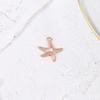 DIY Hecho a Mano Accesorios de Joyería Aleación Esmalte Perla Concha Estrella de Mar Aretes Colgantes Pulsera Creativa