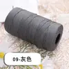 Fio de fita plana de algodão-linho mercerizado, fio oco, fio para bolsa de tecelagem artesanal, fio para chapéu de verão, fio para almofada, fio para sandália atacado