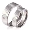 Anillo de Graduación Personalizado para Regalo de Estudiante Anillo de Pareja de Acero de Titanio Joyería Creativa con Grabado Escolar Conmemorativo
