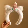 Diadema linda de Conejo Policía con Sombrero, Diadema de Orejas de Conejo, Pasador para el Cabello de Desempeño Infantil, Accesorio para el Cabello para Fotos en Parque de Atracciones