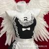 Lencería Sexy, Uniforme de Sirvienta Dulce, Atuendo de Sirvienta Sexy Tentación Lolita, Sirvienta de Encaje Dulce para Juego de Rol