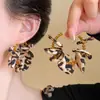 Pendientes de Perlas con Pétalos de Leopardo para Mujer, Modernos, Exagerados, Únicos y Hermosos Pendientes 2025 Nuevo Diseño de Nicho Joyería para Orejas
