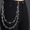 Nuevos accesorios de moda europeos y americanos hip-hop disco metal cadenas para pantalones para hombres y mujeres, accesorios de cadena para pantalones vintage multicapa, venta al por mayor desde el fabricante