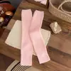 Pierneras de algodón grueso cálido de otoño e invierno para mujer, calcetines largos adelgazantes lulu blancos para yoga