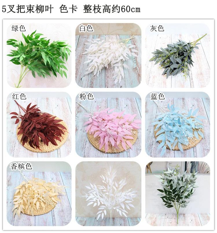 5叉把束柳叶色卡