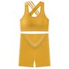 Novo Top Tomara que Caia Bandeau Grande em U com Tiras Cruzadas nas Costas e Bojos, Roupa Íntima Sem Costas, Sutiã Esportivo Sem Aro para Mulheres