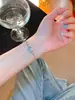Pulsera Elegante de Alto Nivel con Diseño de Nicho de Diamantes Completos para Mujer 2025 Nuevo Pulsera de Lujo Ligero Exquisita Estilo Ins Moda Joyería
