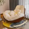 Sillón individual estilo nórdico, sofá reclinable para balcón, sala de estar, dormitorio, ocio, reclinable, para dormir, silla doble de lujo para exteriores