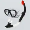Óculos de Mergulho para Adultos Lente de Vidro Temperado Óculos de Natação Máscara Impermeável para Snorkel Conjunto de Snorkel Semi-Seco Equipamento
