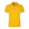 50 hilo doble de algodón mercerizado ropa de trabajo empresarial camisa cultural de cuello camisero polo de manga corta ropa de trabajo para hombres y mujeres logo impreso