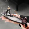 Queimador de Incenso Linha Cerâmica Queimador de Incenso de Refluxo Utensílio de Incenso Doméstico Interno Mesa de Chá Queimador de Incenso de Sândalo Inserção de Incenso Criativa
