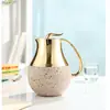 Bule Isolado Estilo Europeu para Uso Doméstico, Bule de Água Isolado, Bule de Água Quente, Garrafa Térmica, Bule Térmico Grande Capacidade para Casamento