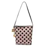 Bolso de Lunares para Mujer, Nuevo Bolso Tote de Verano 2026, Moderno y Popular, Exquisito Bolso Cubo para Hombro Cruzado para Viajes Diarios