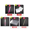 Pegamento de Gel Portátil Adhesivo de Doble Cara para Uñas, Pegamento de Gel Portátil Desmontable, Larga Duración Impermeable Ultradelgado