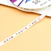 Ventas Directas de Fábrica Cinta Acanalada Blanca de 1.0m Estilo Ins Cinta para Pasteles Cinta para Envolver Regalos Decoración de Ramo en Inglés