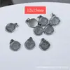 Colgante de Flor de Loto de Plata Sanqi de Plata Vieja de Shanxi Pequeñas Flores Accesorios Componentes para Manualidades y Joyería DIY