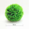 Hierba Artificial Falsa Decoraciones para Acuario Paisaje Hierba Acuática Tanque de Peces Tanque de Tortugas Adornos Césped de Plástico Bola de Hierba Roja Verde
