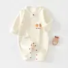 Enterizo de Bebé para Primavera y Otoño Recién Nacido Manga Larga Terciopelo Suave Ropa de Mariposa Pijamas Mono sin Costuras para Bebé Ropa para Gatear