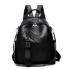 Mochila Transfronteriza Nueva para Mujer, Moderna y a la Moda, Bolso de Mujer de Gran Capacidad, Mochila Casual de Viaje, Bolso Escolar Simple de Cuero Suave
