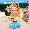 Estatua del Rey Tanta 1.21m 1.6m Li Tianwang Li Jing Li General Estatua de Buda de Resina
