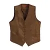 Colete Masculino Transfronteiriço Gola V Slim Casual Formal Business Dress Retrô Novo
