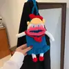 Bolsa de Lã Tricotada Acabada de Desenho Animado Ovelhinha Fofa Bolsa de Tricô Feita à Mão DIY Bolsa Transversal da Família Fashionável Novo Estilo