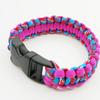 Pulsera salvavidas multifuncional de emergencia para exteriores, pulsera de supervivencia para acampar, pulsera tejida de cuerda de paraguas de siete núcleos.