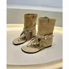 Sandálias de Tira Fina com Franjas e Aumento de Altura, Estilo Verão 2026, Nicho Vintage, para Mulheres, Botas Western com Fivela de Cinto, Estilo Férias