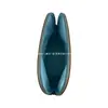 Bolsa de Tocador Acolchada de Algodón RPET Transfronteriza, Bolsa de Almacenamiento de Nailon de Tendencia Nacional, Bolsa tipo Concha con Cremallera de Nailon, Fábrica Personalizada