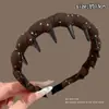 Colección de Diademas de Cabeza de Dientes para Niños y Adultos Impresionante Trenza de Calavera Alta Diadema Colores de Corte Pinza para el Cabello Antideslizante Accesorios para el Cabello